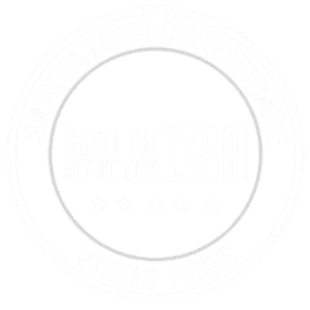 Sello Sanitation Certificate Virus Free de Service Solutions USA